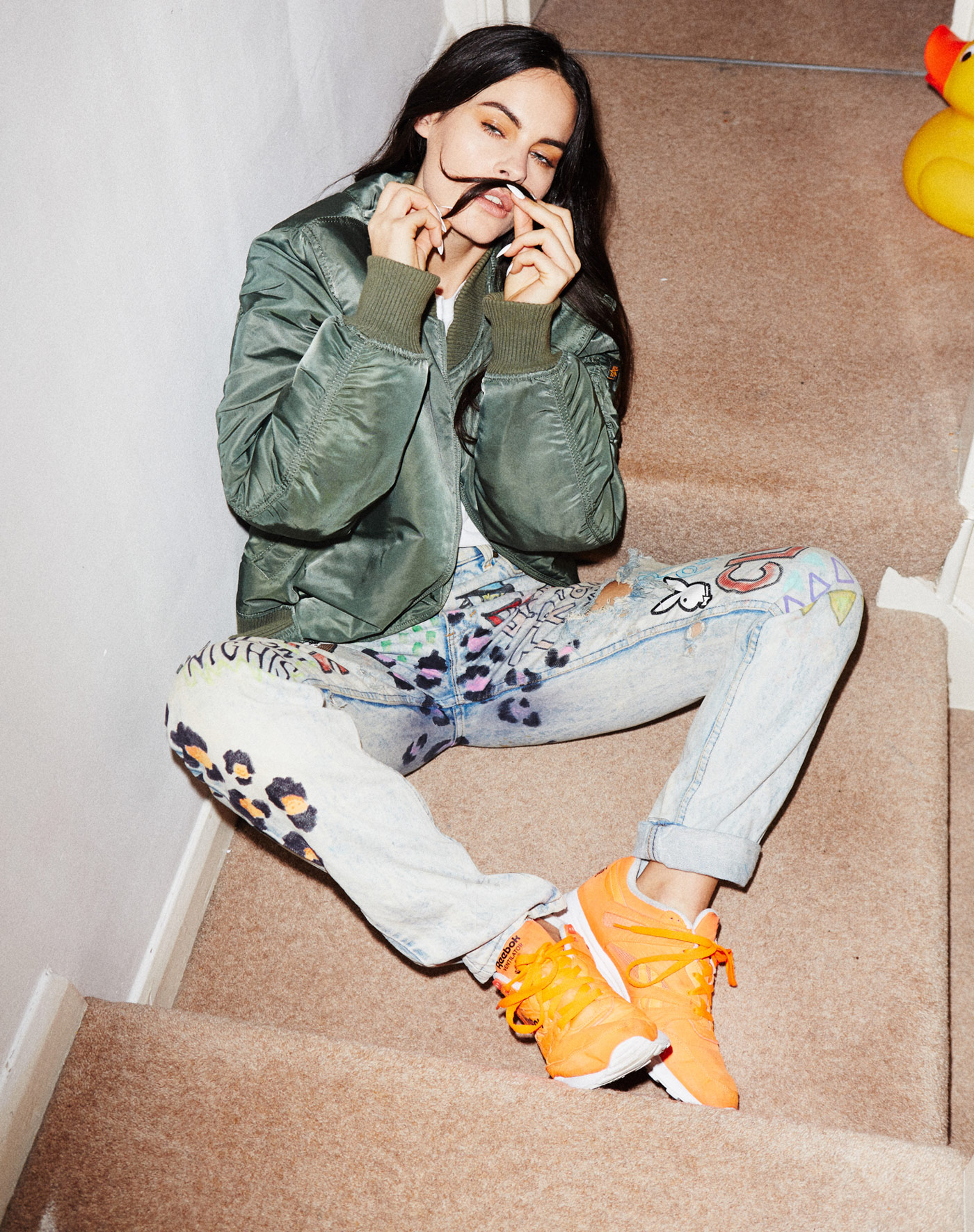 Outfits with yellow filas sale